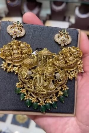 印度925銀鍍金胸扣 1 #