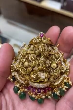 印度925銀鍍金胸扣 2